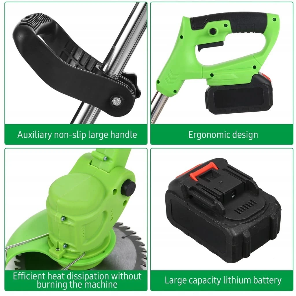 Mâner auxiliar, mâner ergonomic, carcasa motorului și acumulatorul Li-Ion